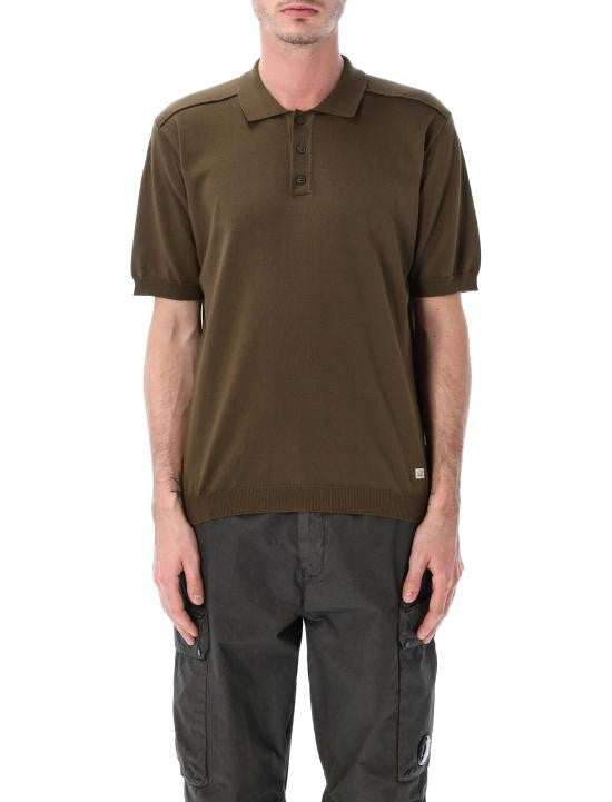 C.P. Company Short-Sleeved Polo Shirt With Classic Collar And Relaxed Fit