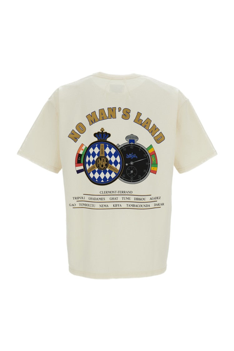 Rhude Oversized Crew Neck T-Shirt With Rhude Chrono Graphic