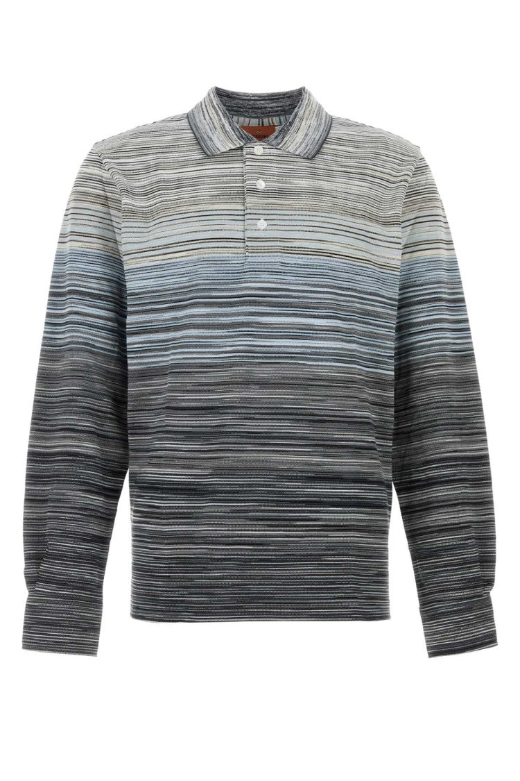 Missoni Embroidered Piquet Polo Shirt