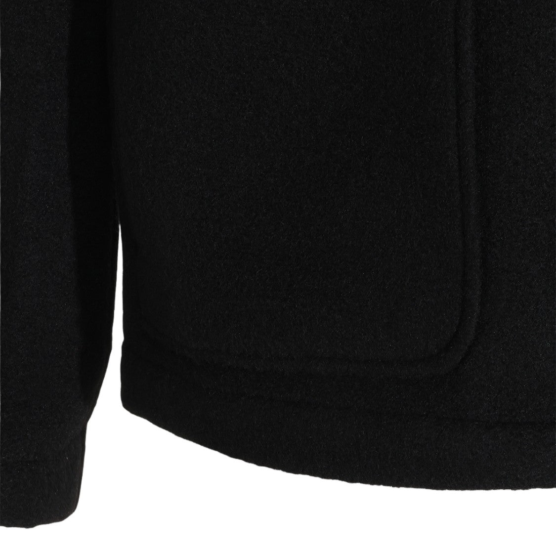Nn.07 Textured Black Minimalist Casual Jacket