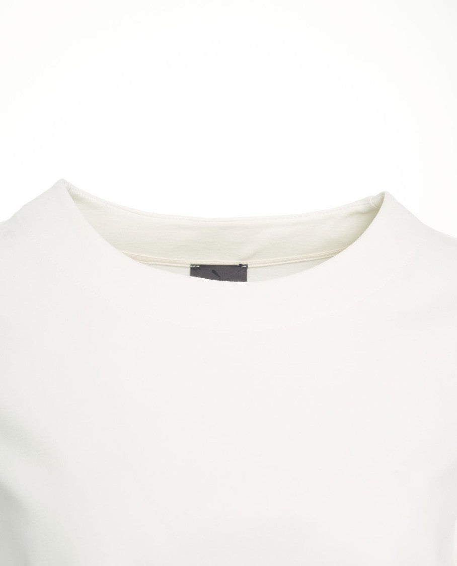 Oblo Unique Trapeze Shape Wool Sweatshirt With Side Pleats