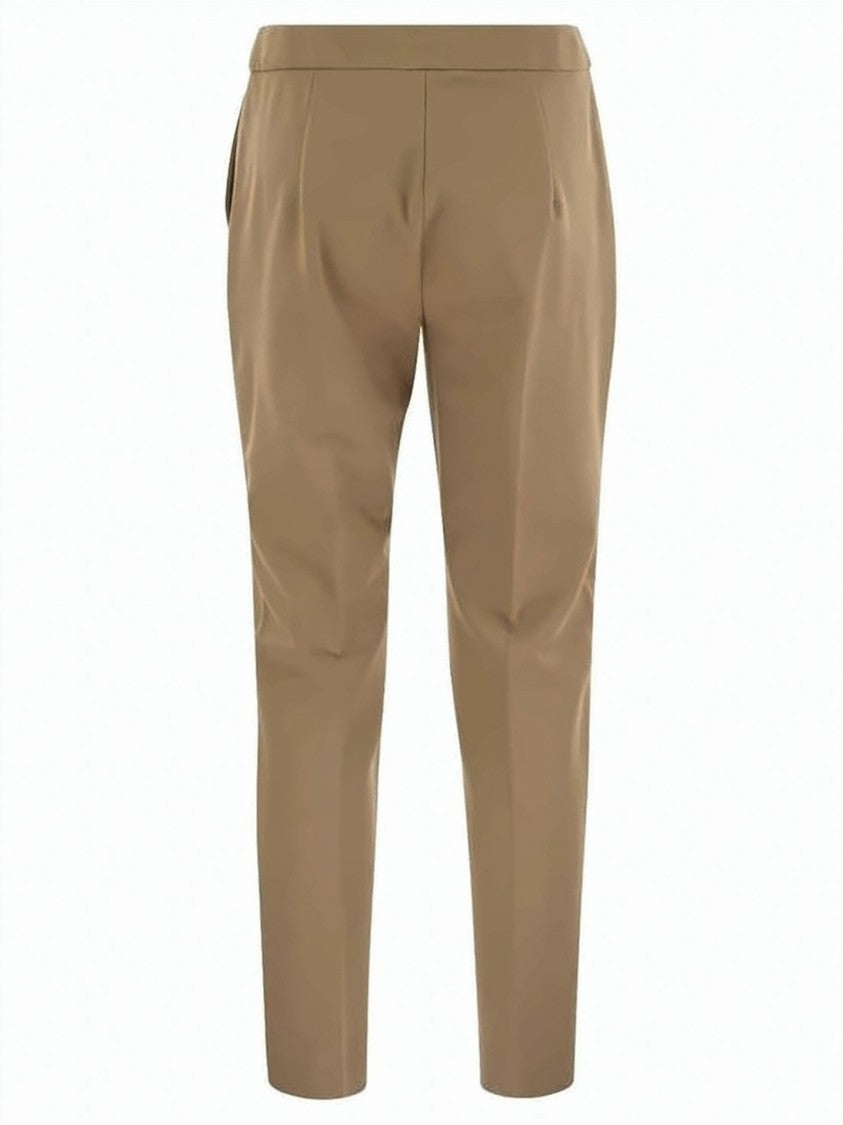 Max Mara Slim-Tapered Tailored Suit Pants With Clean Finish
