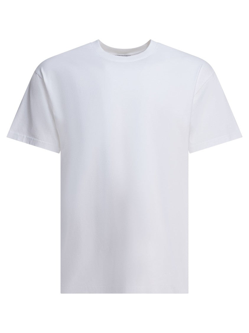 Givenchy White Cotton T-Shirt With Printed Detail