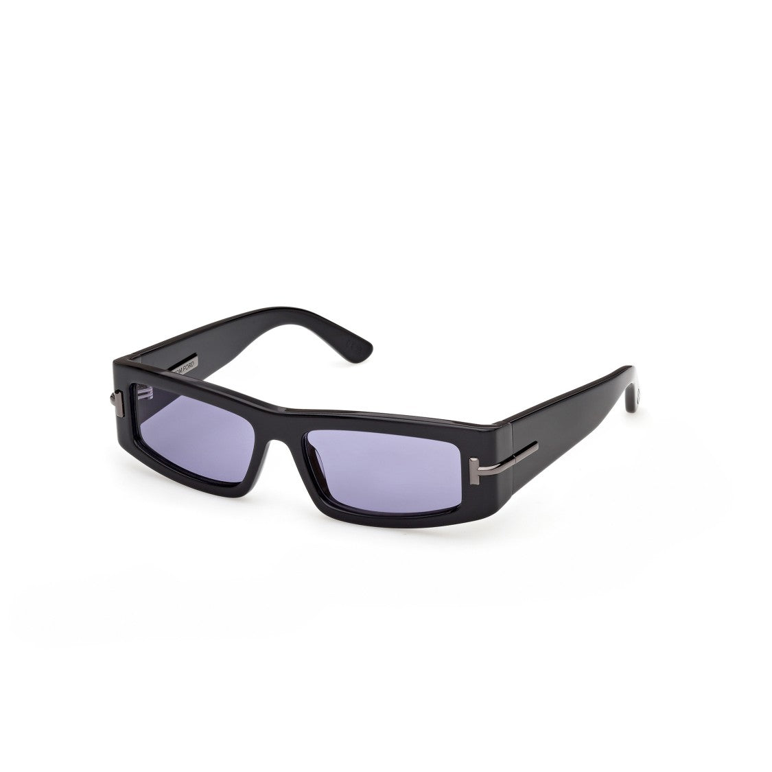 Tom Ford Ti0026 Rectangular Black Acetate Sunglasses