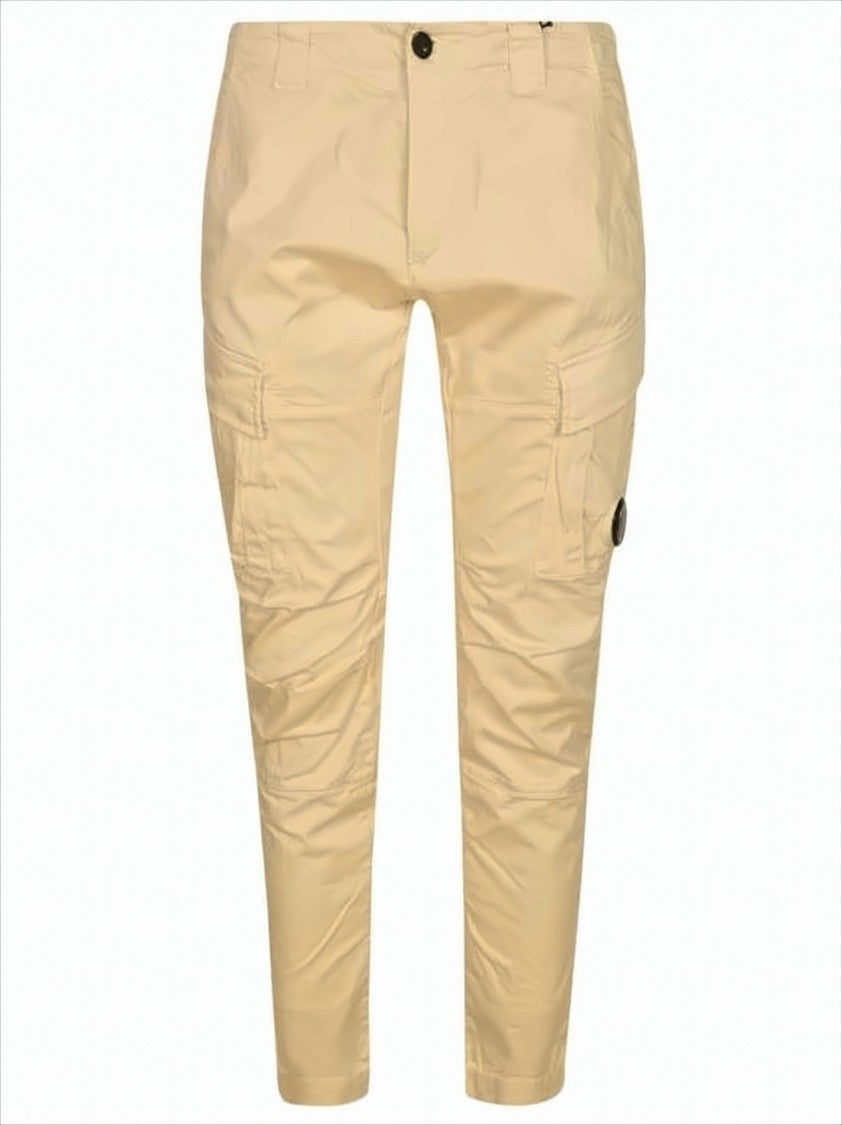 C.P. Company Tailored Mid-Rise Straight Pants With Cargo Pockets