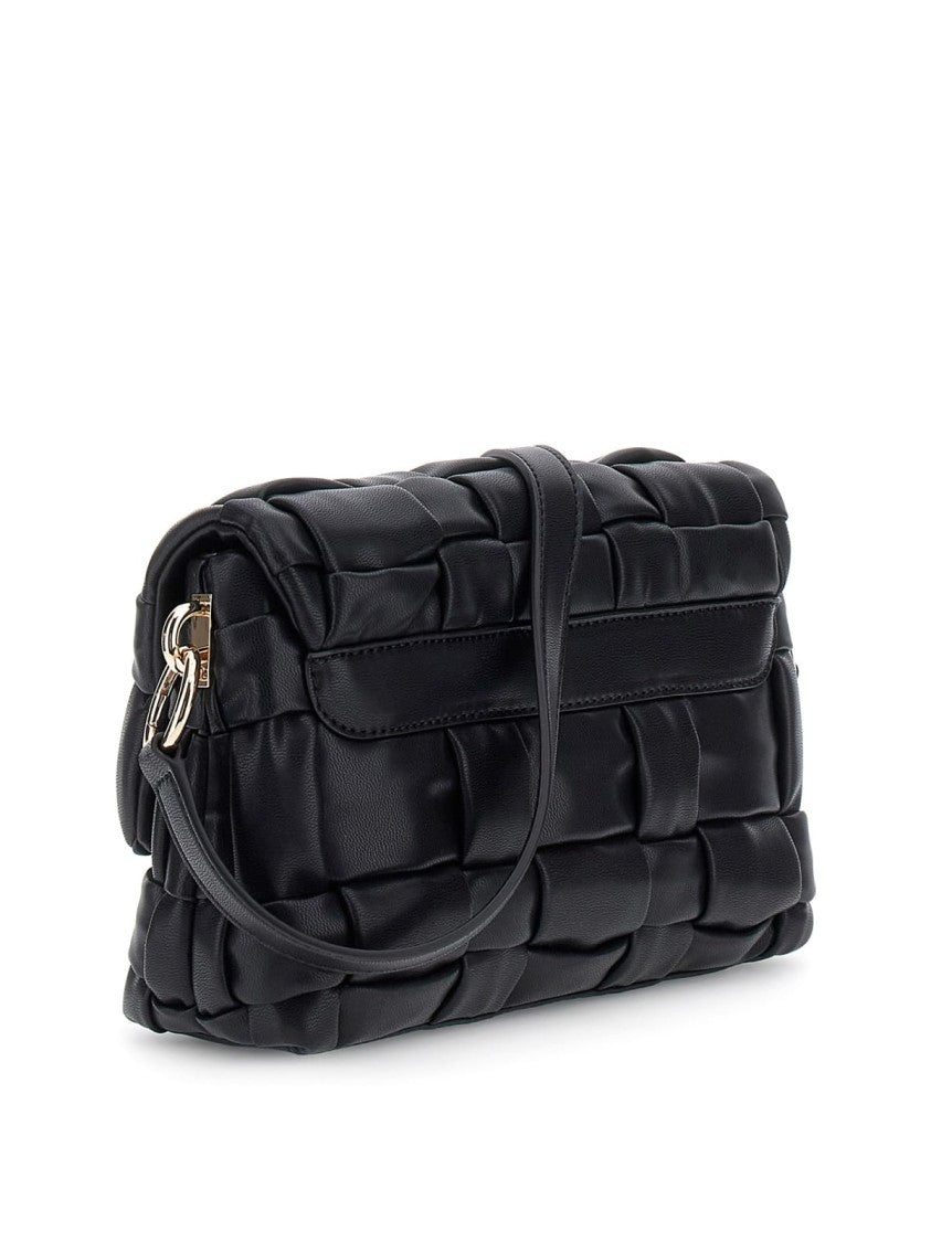 Guess Quilted Faux Leather Shoulder Bag