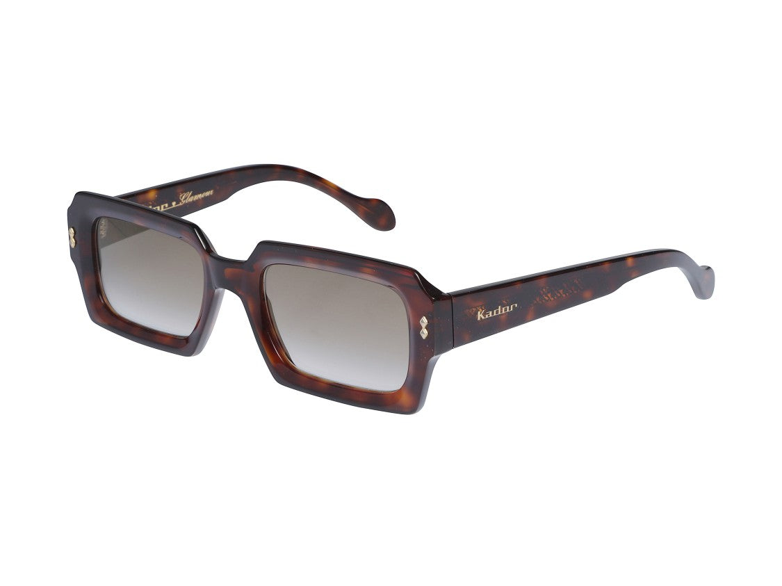 Kador Tortoiseshell Evy Glamour Gradient Oversized Square Sunglasses