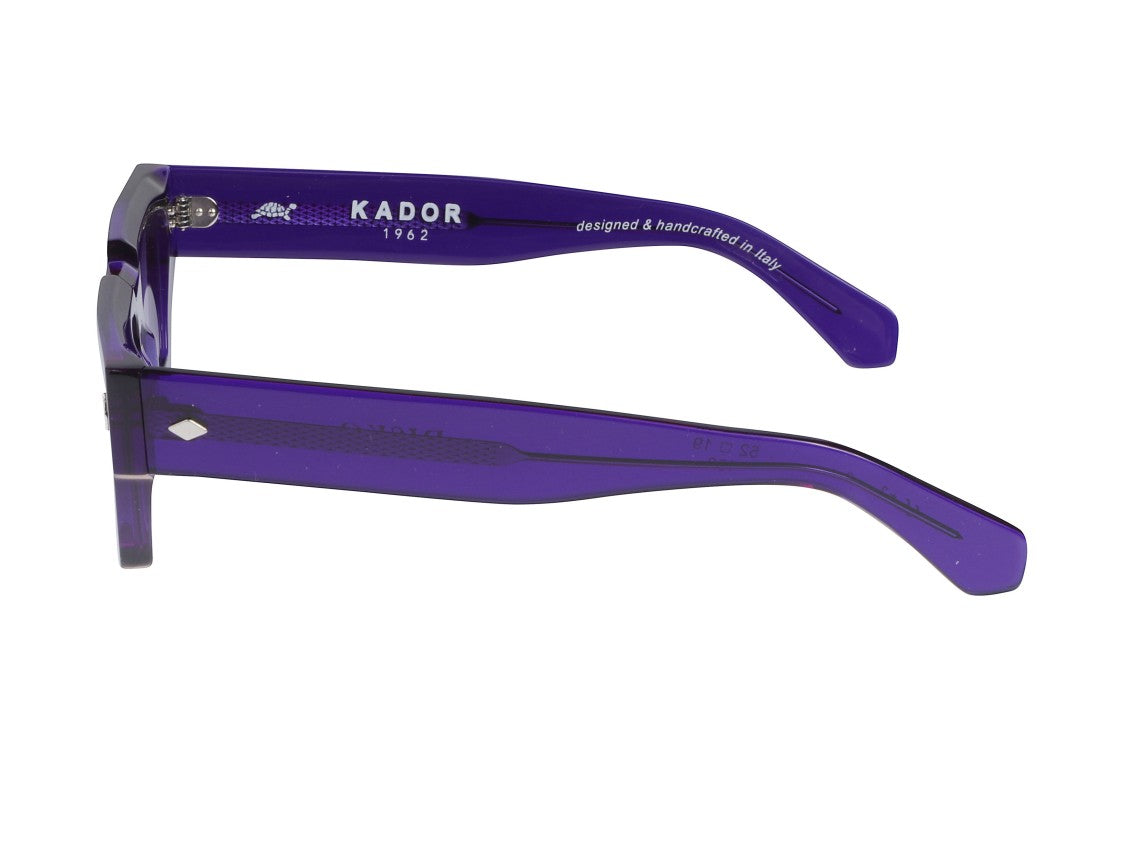 Kador Purple Disko Translucent Gradient Oversized Square Sunglasses