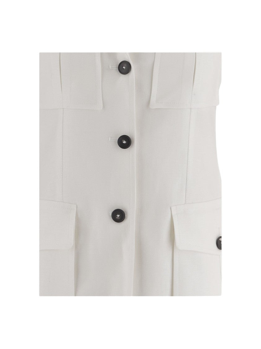 Tagliatore Single-Breasted Linen Jacket