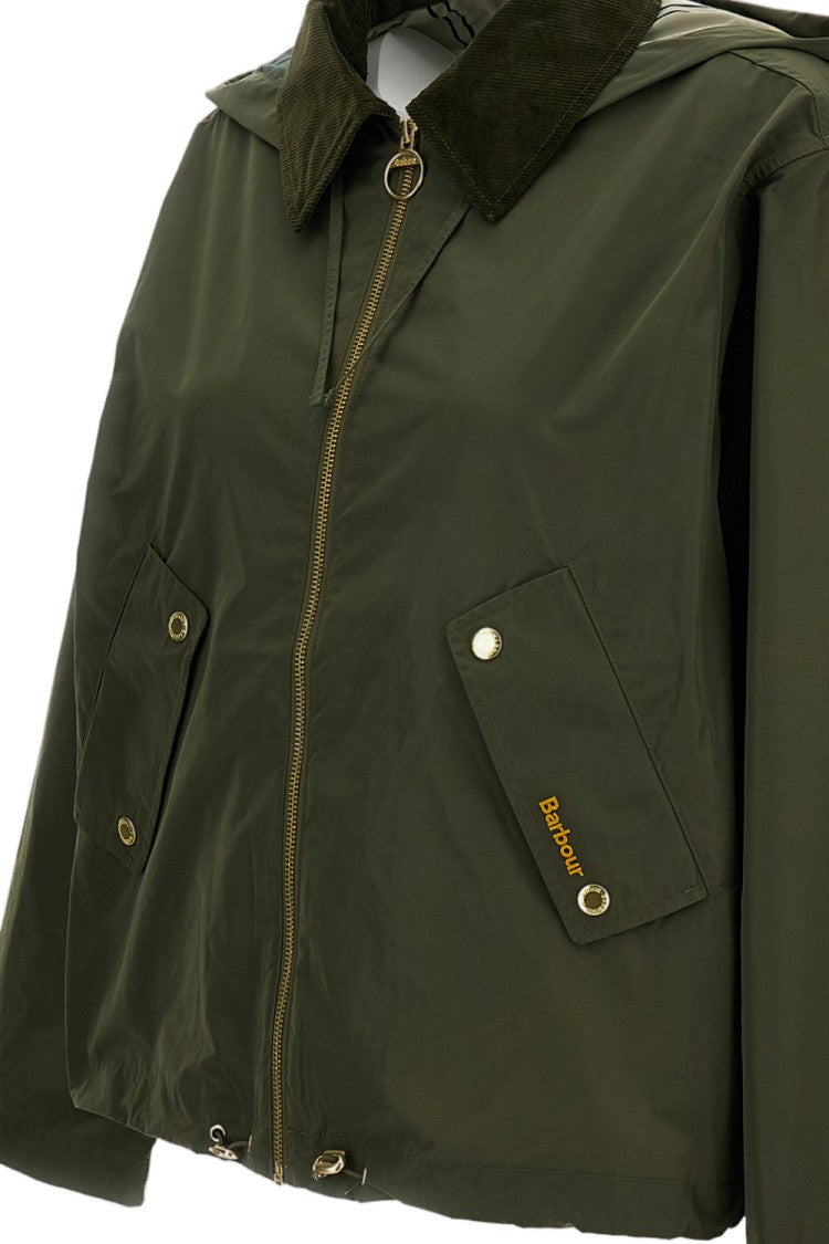 Barbour Green Weaver Showerproof Lightweight Jacket