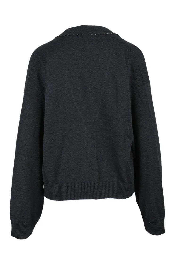 Fabiana Filippi Button Cardigan - Black