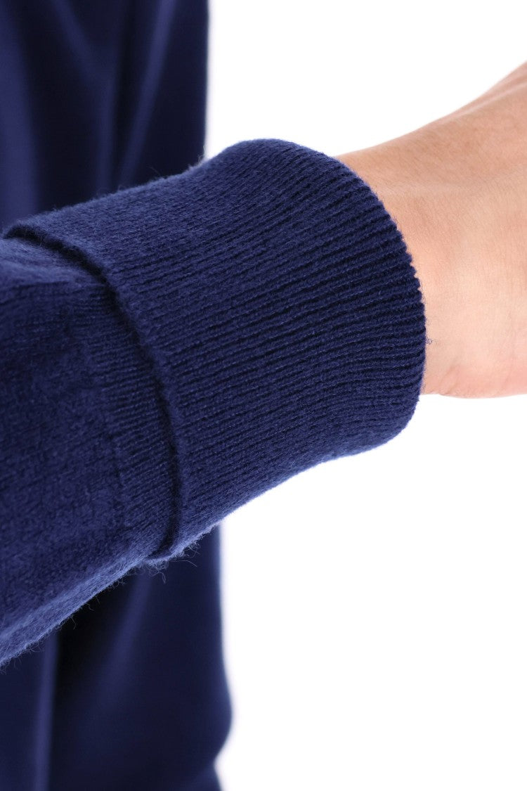 Drumohr Solid Color Pure Cashmere Crewneck Sweater