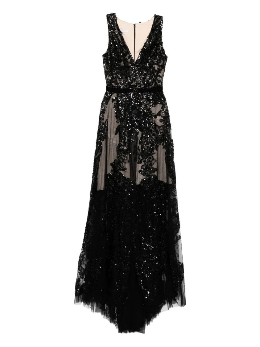 Saiid Kobeisy Embroidered Long Dress