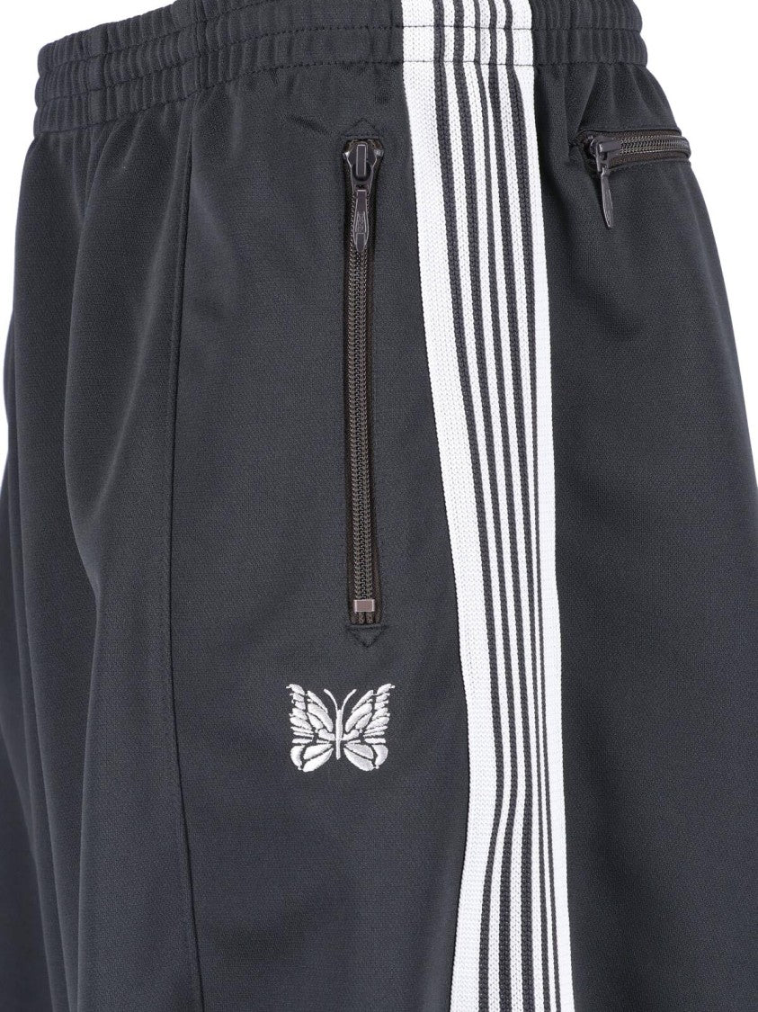 Needles Wide-Leg Sport Pants With Contrasting Details And Drawstring Waist