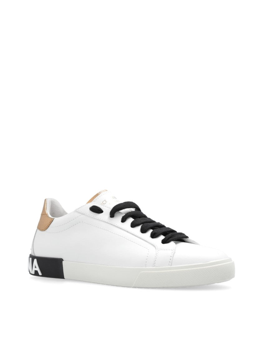 Dolce & Gabbana Portofino Logo Low Top Sneakers