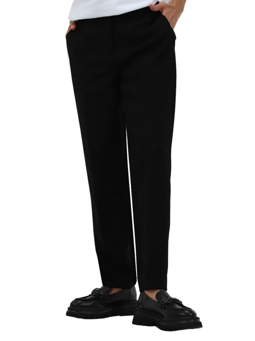 Twin-Set Light Fabric Black Trouser
