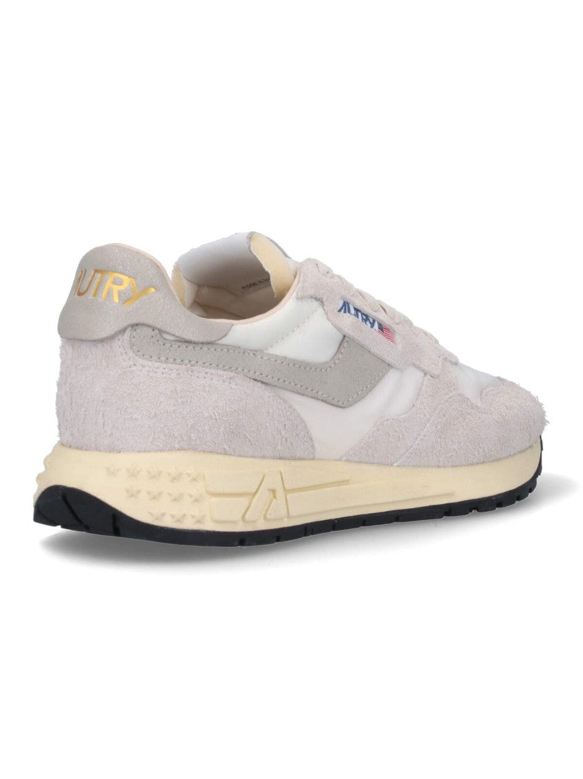Autry Grey Reelwind Low Suede Sneakers