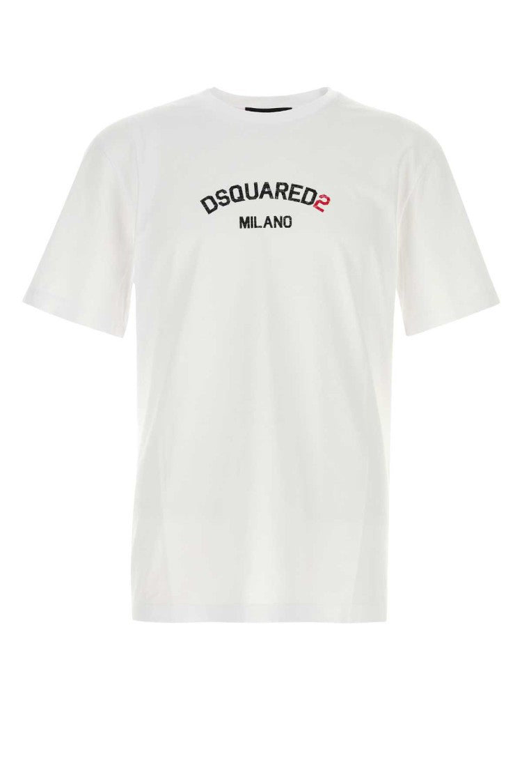 Dsquared2 White Cotton T-Shirt
