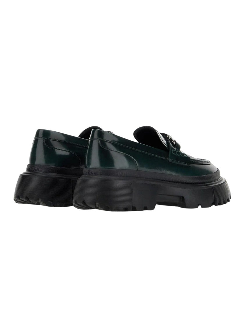 Hogan Green Low Shoes