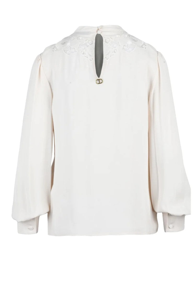 Twin-Set Viscose Blouse - White