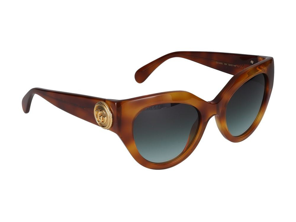 Gucci Sunglasses Gg1408s 004 Havana Havana Green 52/21/140
