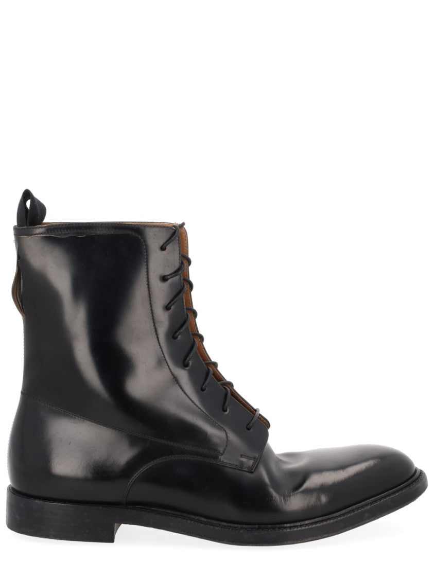 Maison Margiela Black Leather Loved To Death Boots