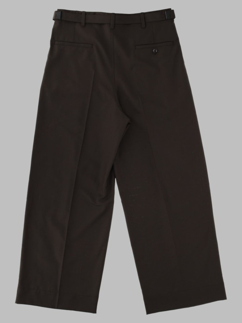 Lemaire Tailored Wide-Leg Polyester-Blend Cropped Pants