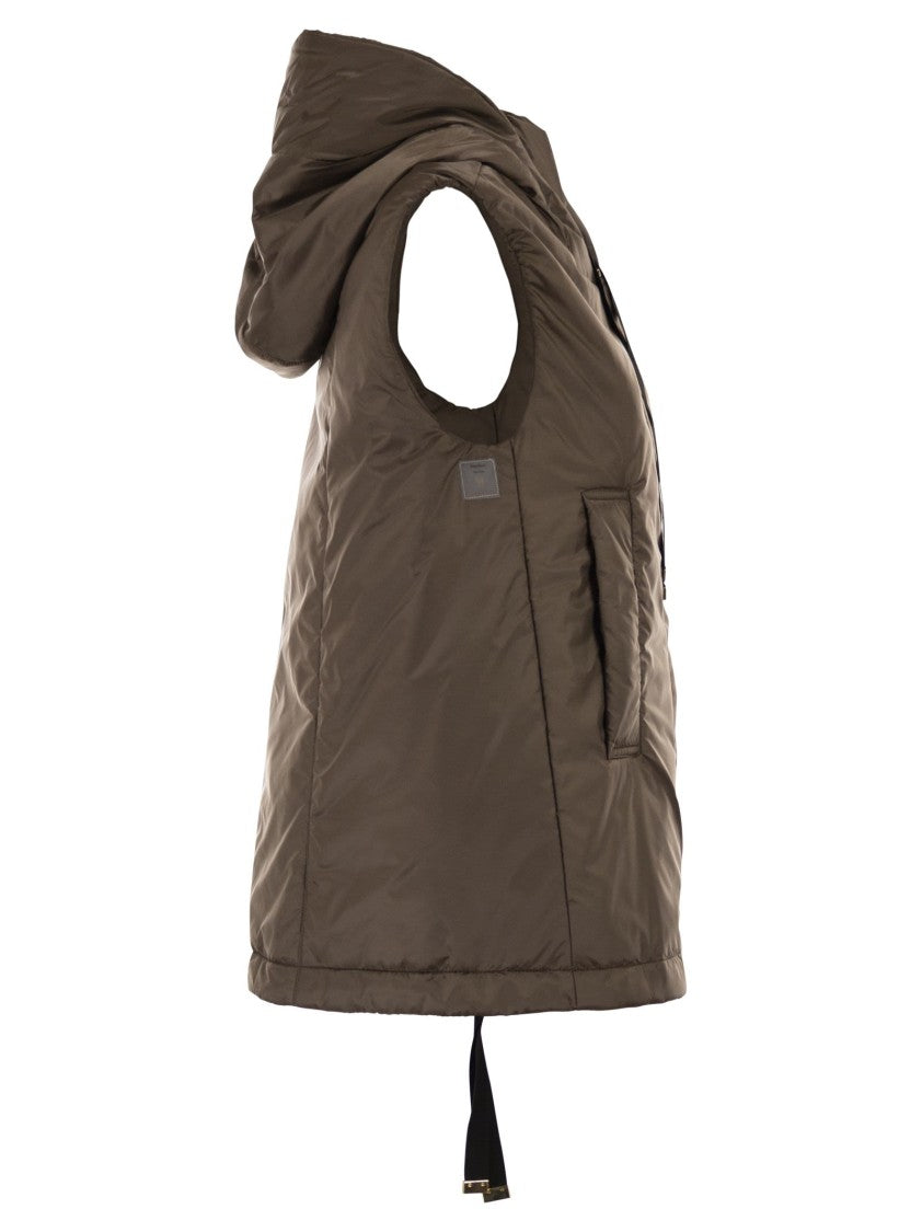 Max Mara Greengo - Sleeveless In Drip-Proof Technical Fabric