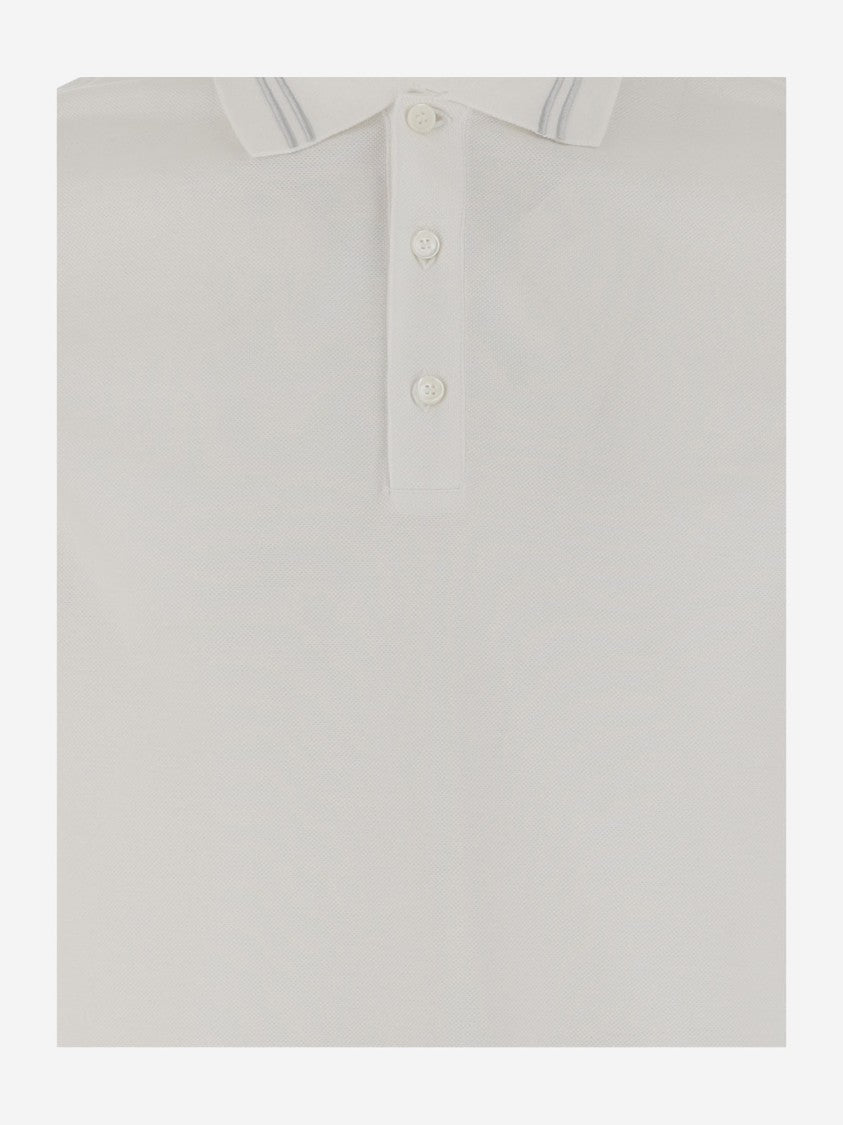 Versace Polo Shirt With Medusa Embroidery