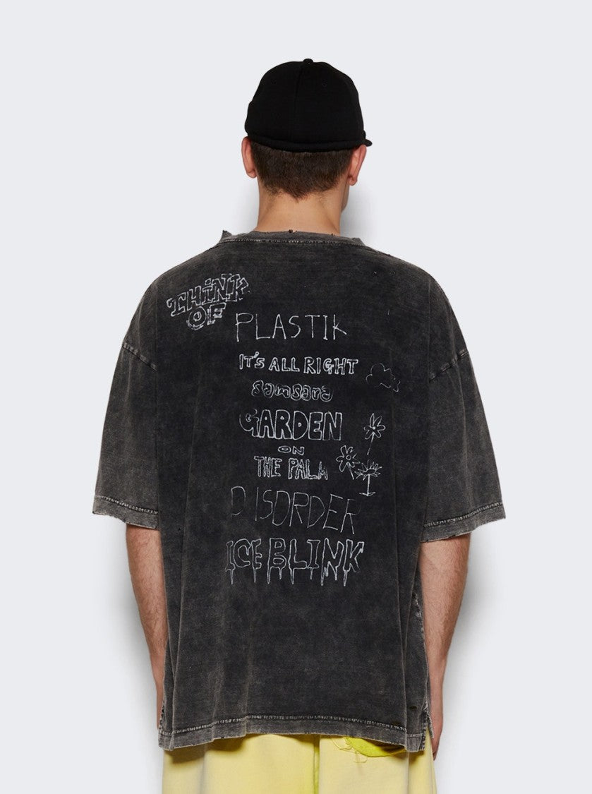 Maison Mihara Yasuhiro Bleached Tee Black