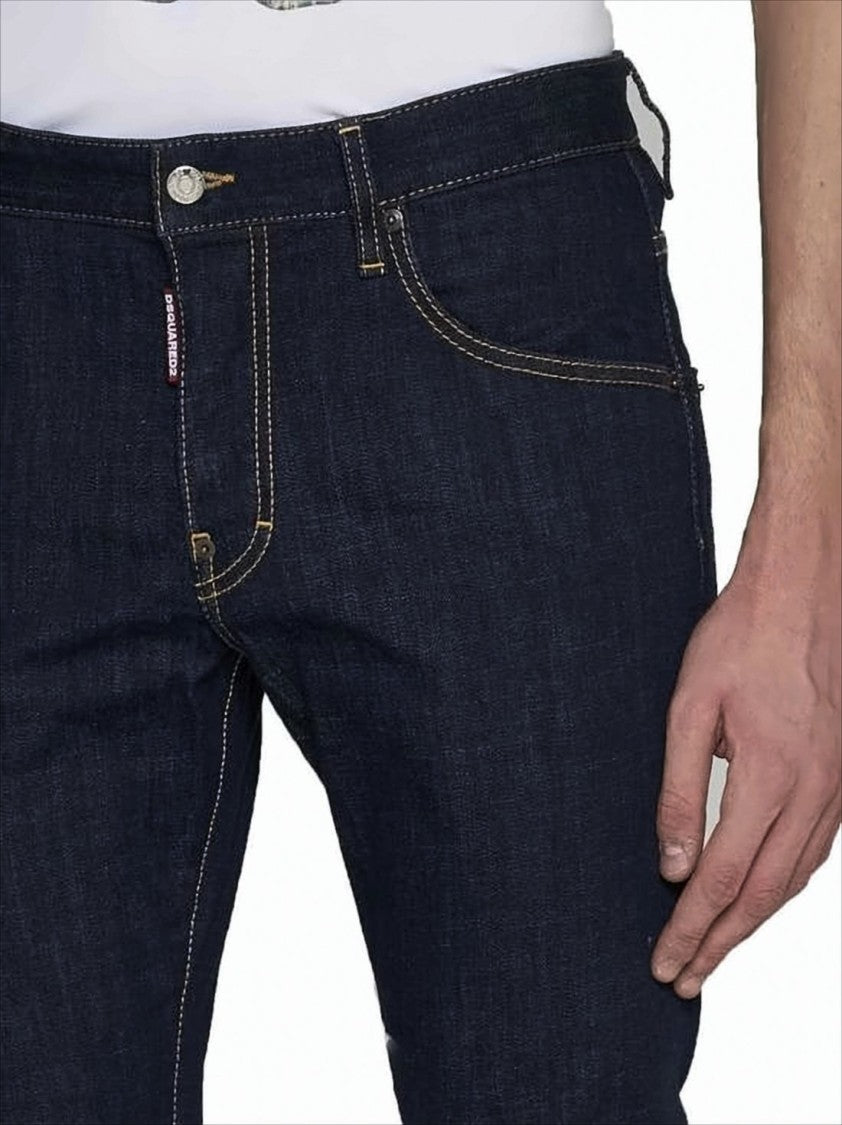 Dsquared2 Slim Fit Dark Indigo Denim Pants