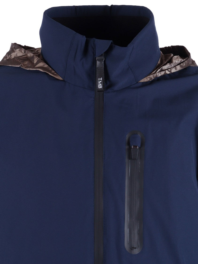 Tombolini Sporty High Collar Zipper Casual Jacket