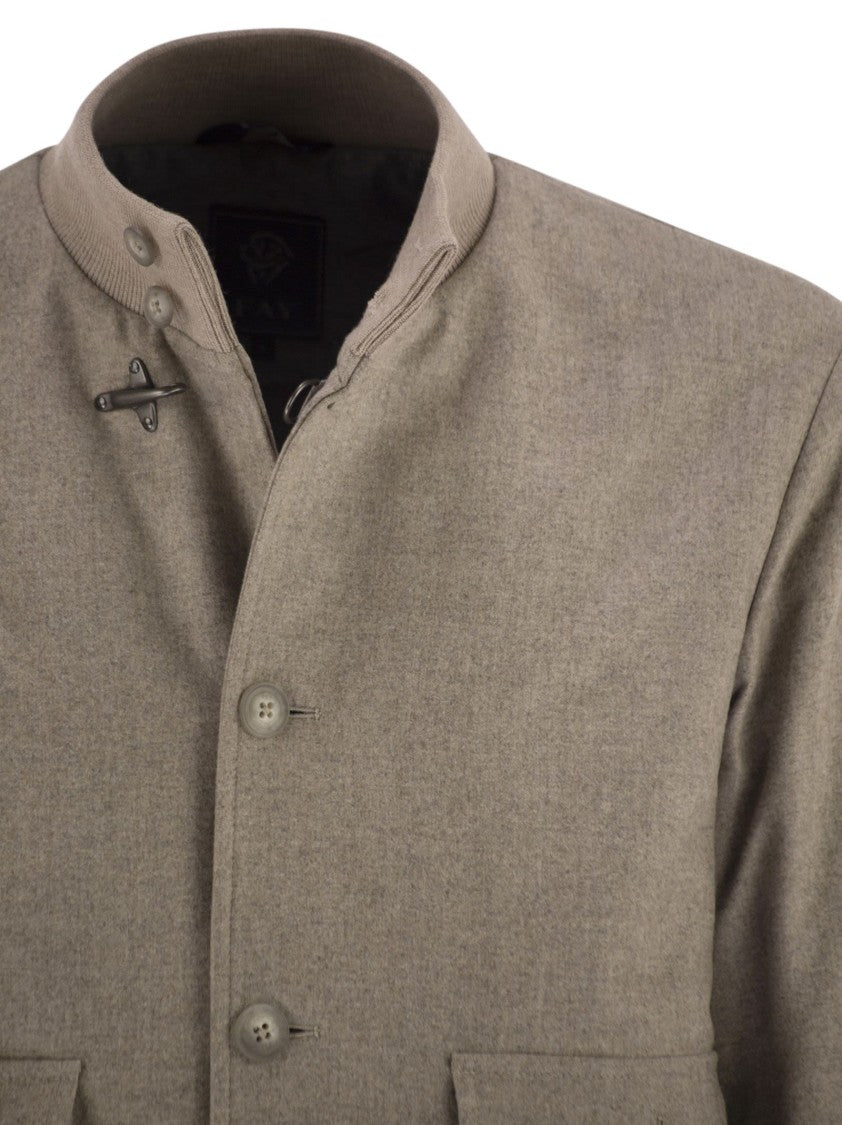 Fay Virgin Wool Bomber Jacket