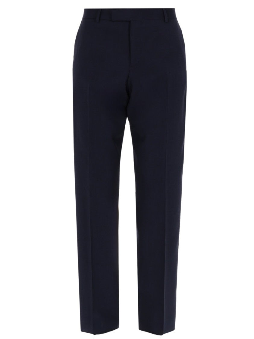 Fendi Straight-Leg Tailored Trousers In Smooth Virgin Wool