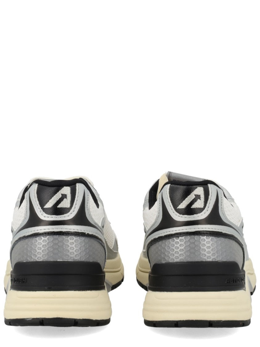 Autry Neutrals Hyperway Layered Mesh Sneakers