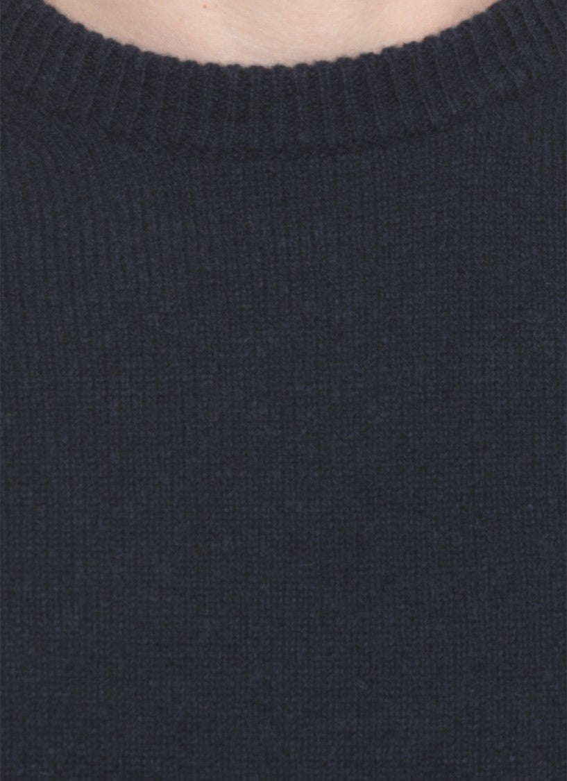 Barbour Navy Blue Wool Sweater