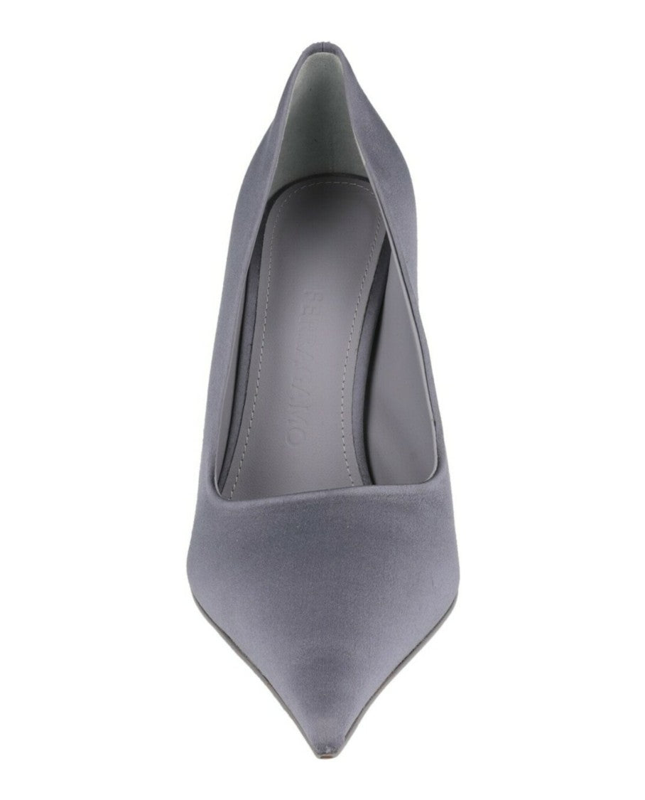 Ferragamo Eva X5 Satin Pumps