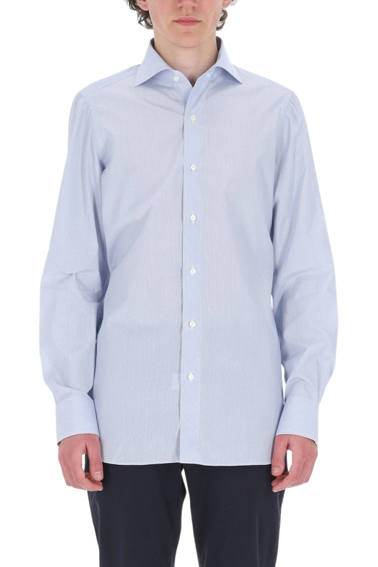 Finamore Striped 170/2 Cotton Casual Shirt