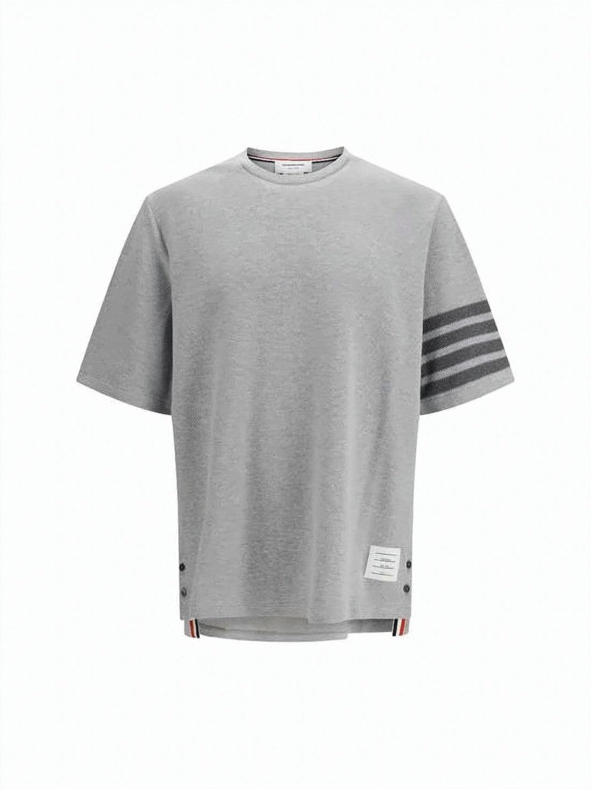 Thom Browne Textured Pique Short-Sleeve Top