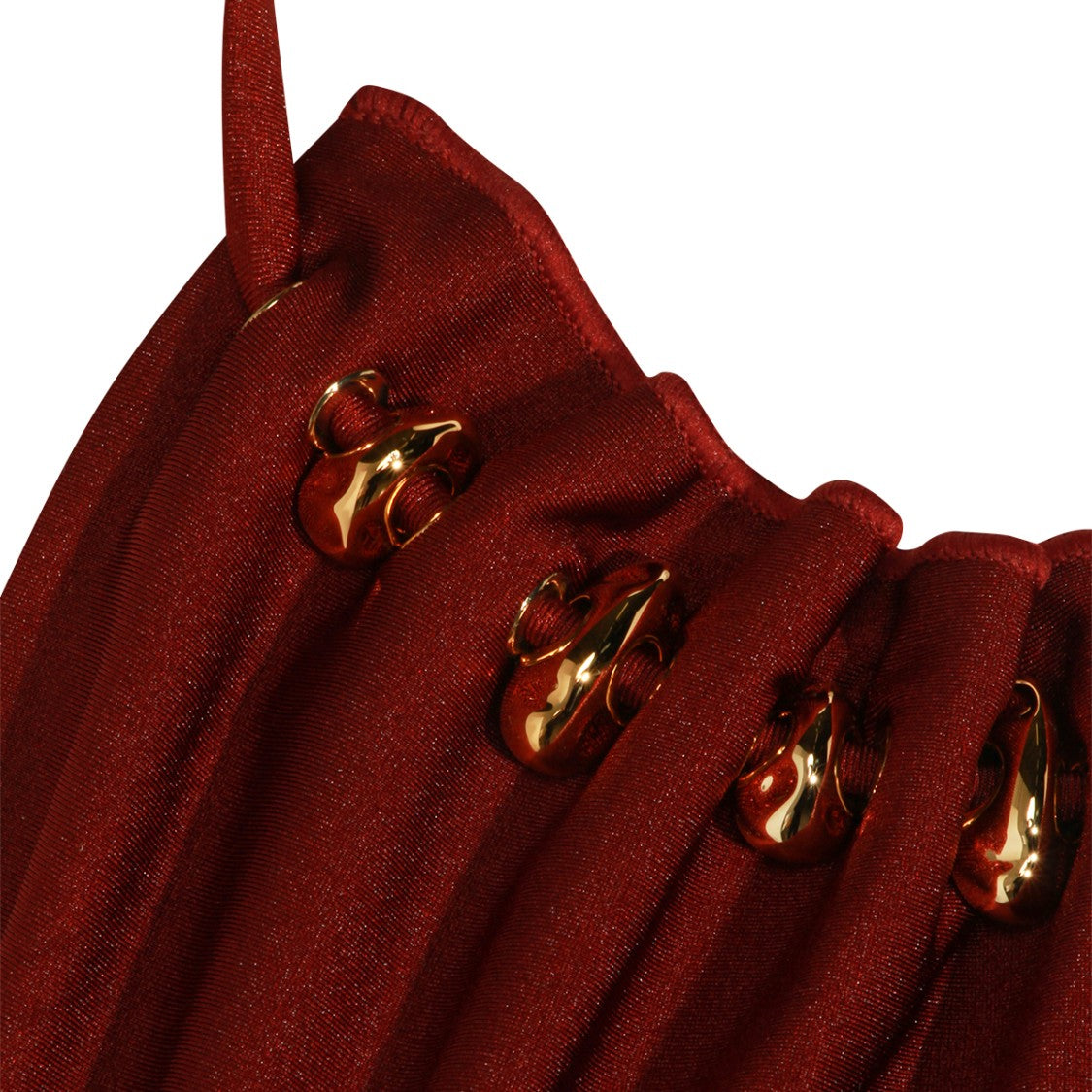 Zimmermann Merlot Halter Neckline Swimsuit