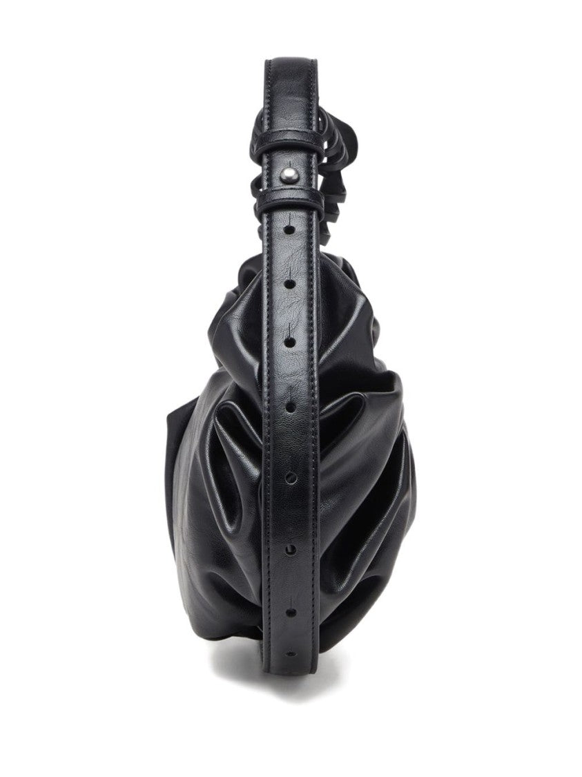 Diesel Ruched Shoulder Bag With Adjustable Strap