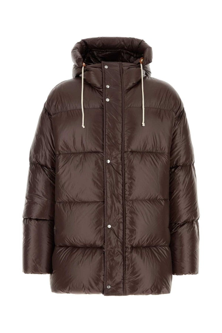 Jil Sander Chocolate Nylon Down Jacket