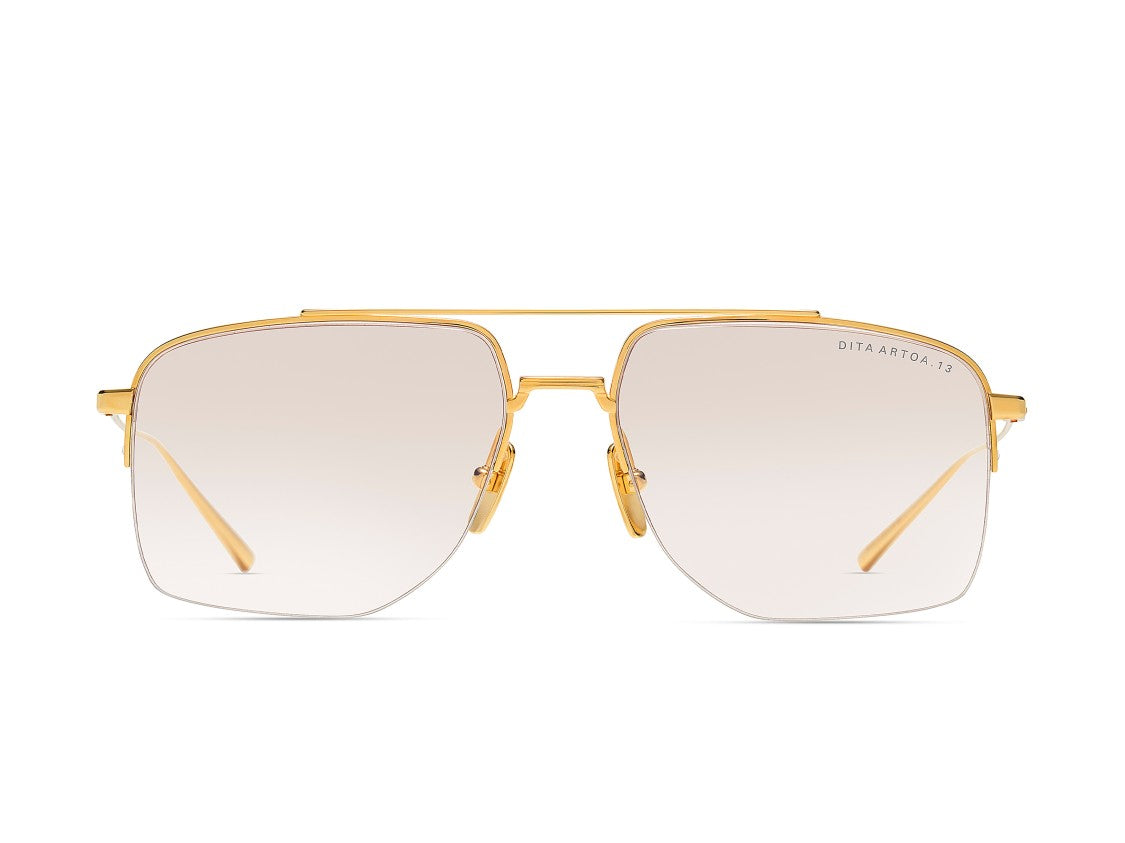 Dita Gold Artoa.13 Gradient Square Titanium Sunglasses