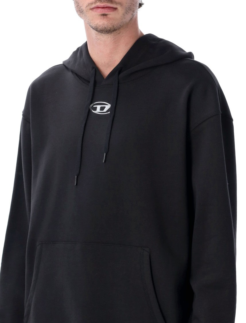 Diesel S Norm Hood Iod Black Hoodie