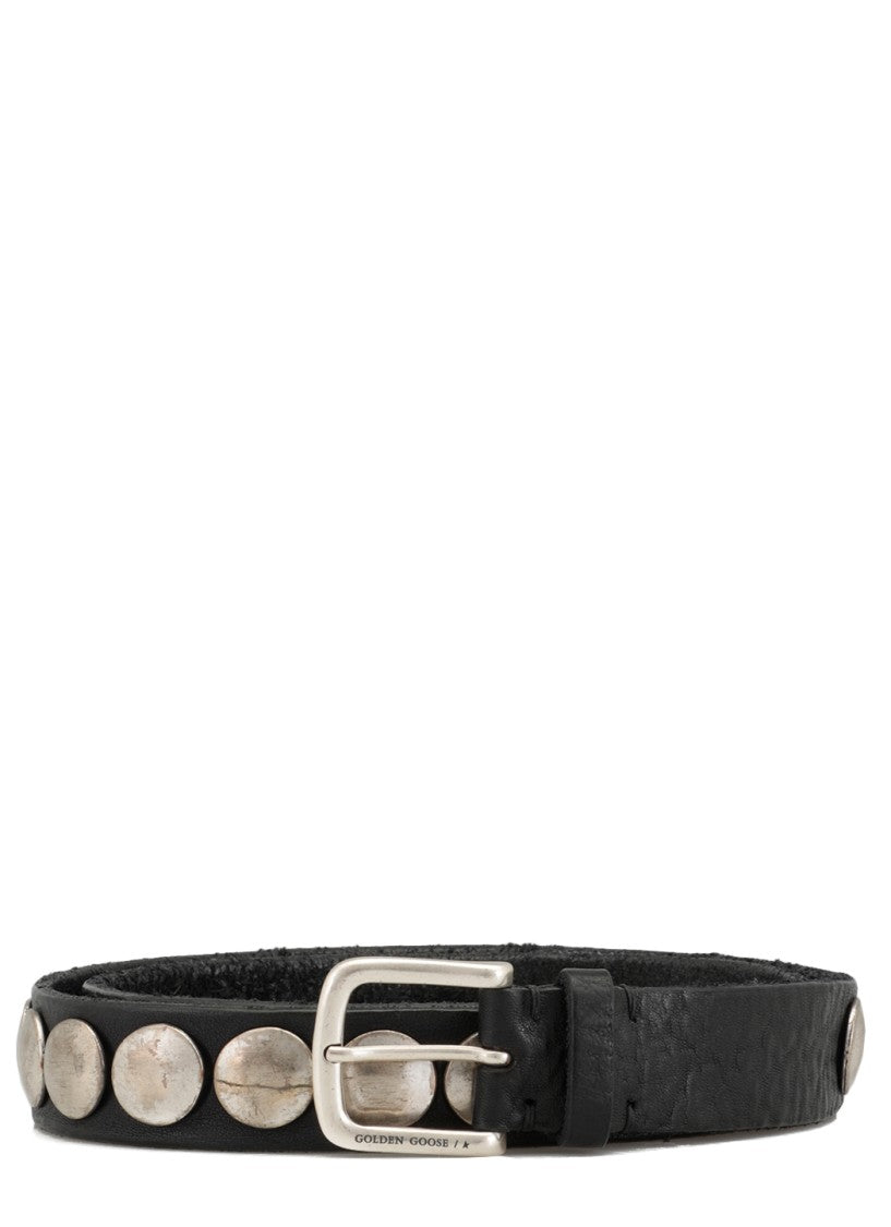 Golden Goose Black Trinidad Belt