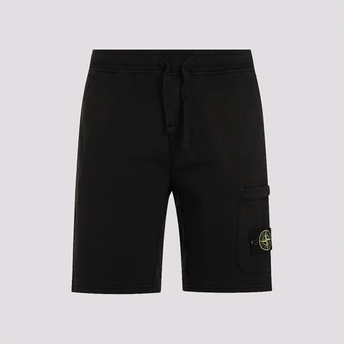Stone Island Organic Cotton Fleece Cargo Pocket Joggers