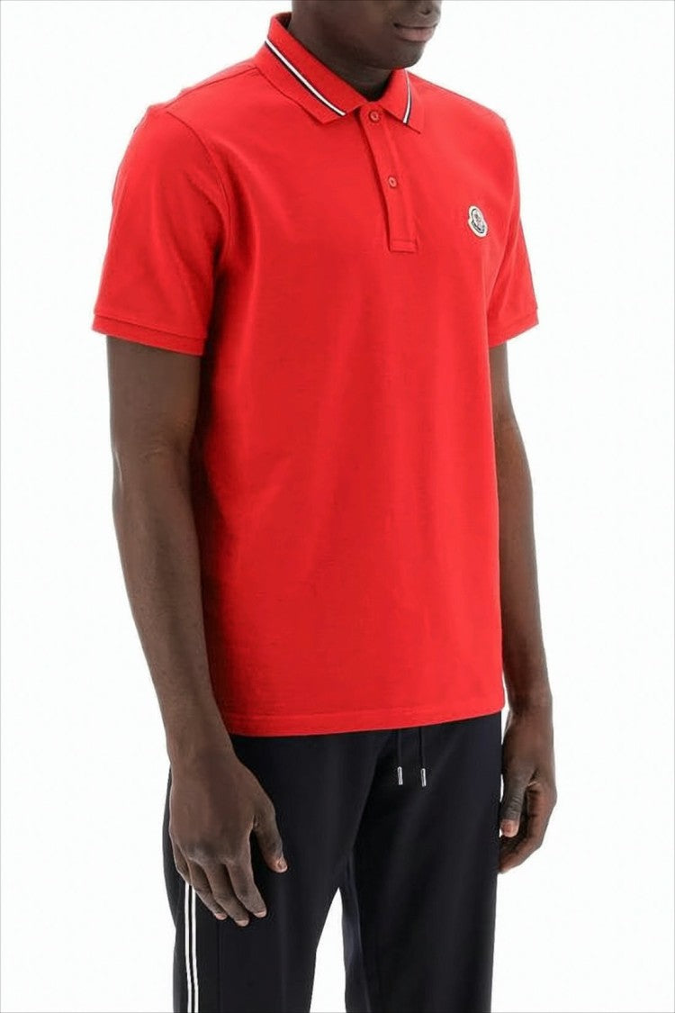 Moncler Classic Red Polo Shirt