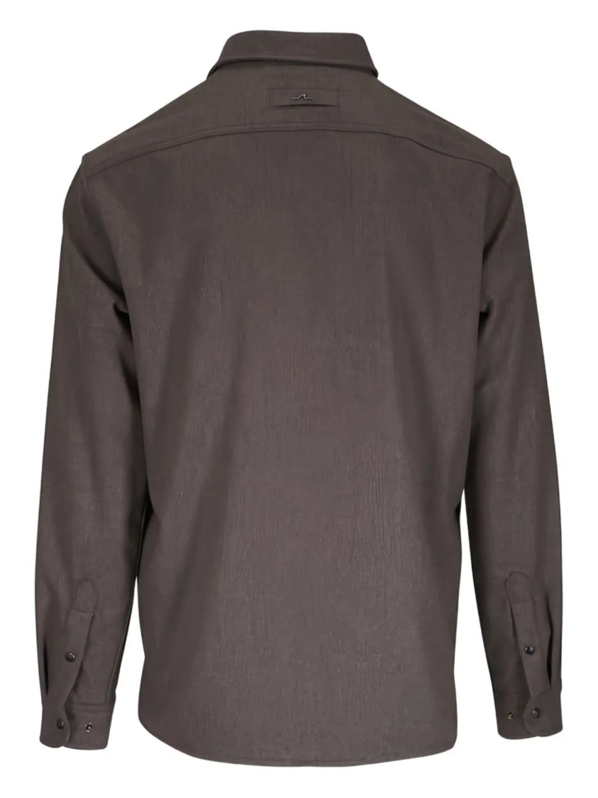 Paul & Shark Brown Flap-Pocket Overshirt