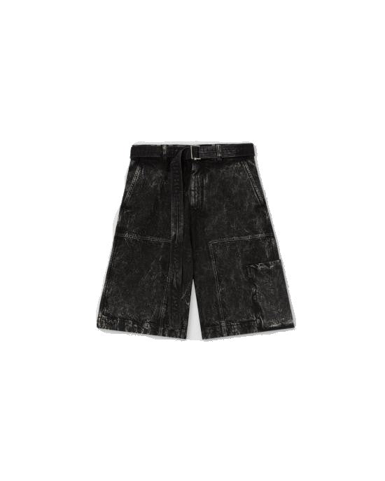 Oamc Vintage-Inspired Washed Black Shorts