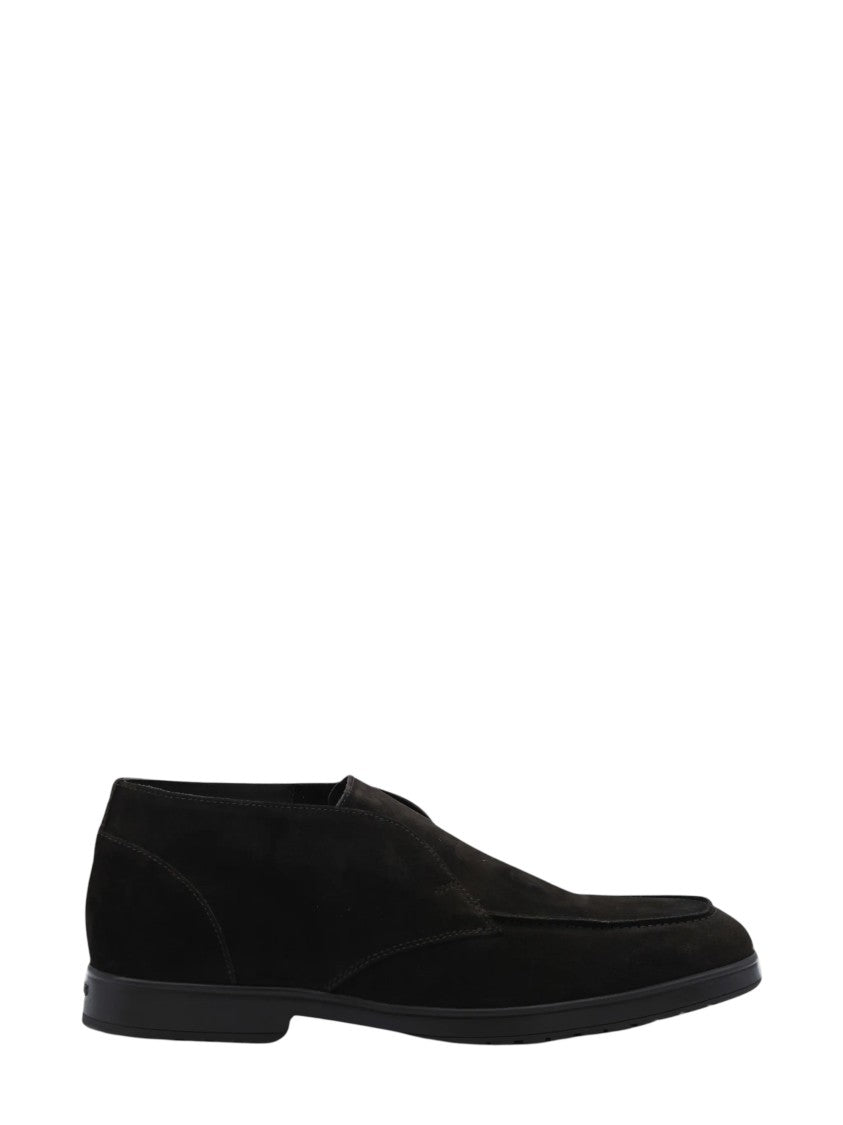 Doucal's Black Suede Desert Boots